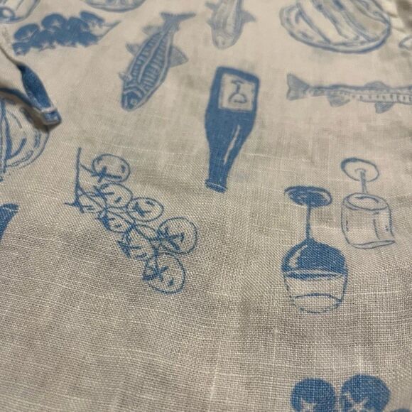 Cynthia Rowley 100% Linen Sardine Top Women’s Size Small - Picture 2 of 7